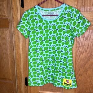 Bacardi Rum Lime green Cotton Bar T-shirt Size Large